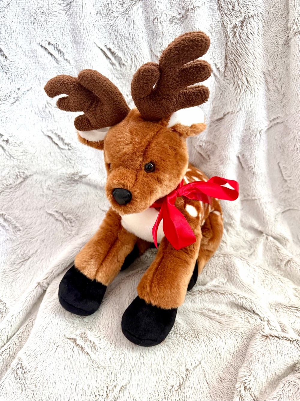 VTG 2003 Limited Edition Build A Bear Spotted Holiday Reindeer Fawn Plush